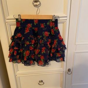 Aberombie & fitch, mini floral skirt, xs
